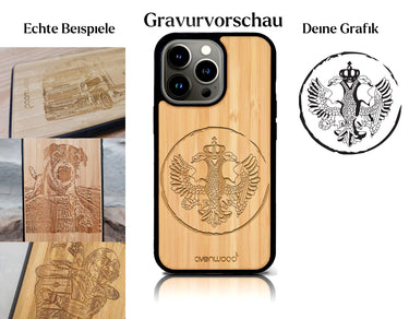 INDIVIDUELL iPhone 15 Pro Max Bambus-Kunststoff